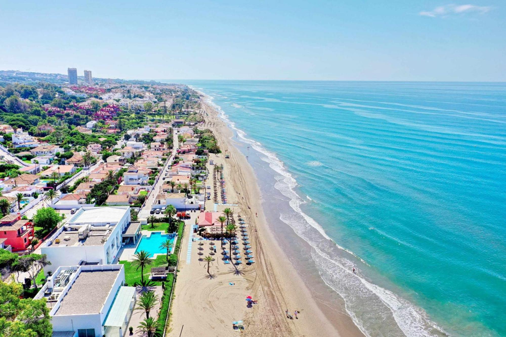 1104 First Line Beach Apartment Golden Beach Pool Marbella Exterior foto